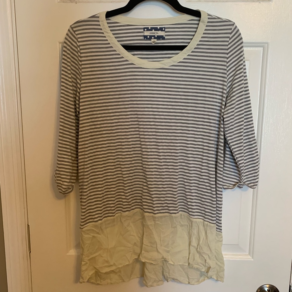 Striped Grey Blouse